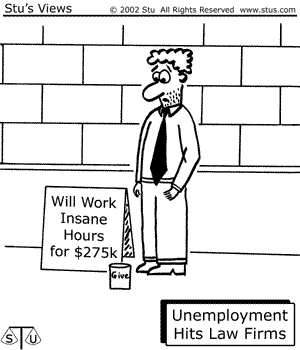 Unemployed lawyer salary demands