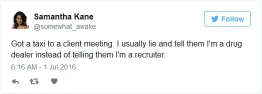 recruiter lie tweet