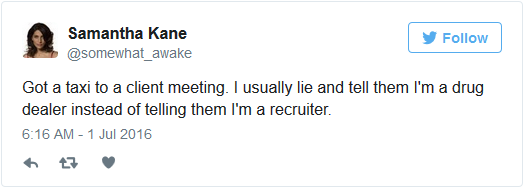 recruiter lie tweet