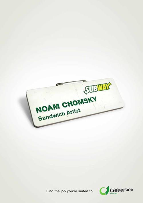 career one chomsky recruitment marketing