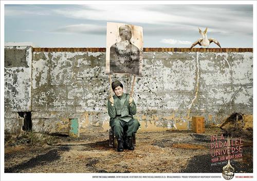 eagle print awards gun range recruitment marketing