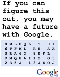 google job code recruitment marketing