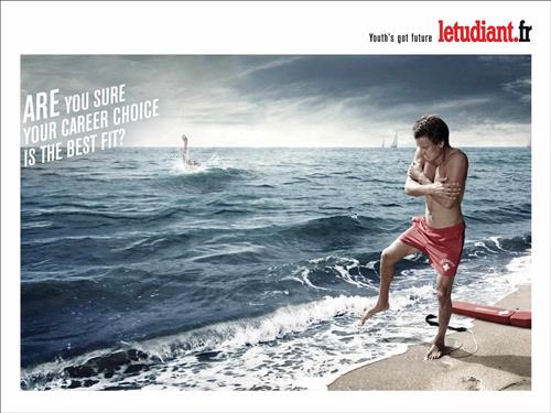 l etudiant lifeguard recruitment marketing