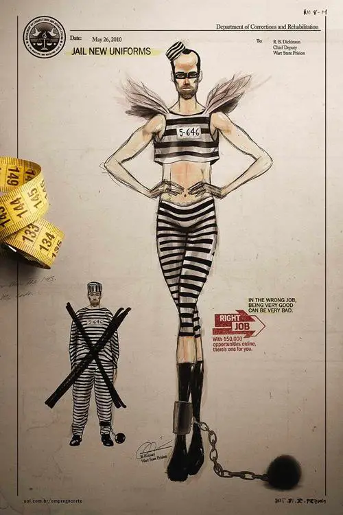 right job uniform recruitment marketing