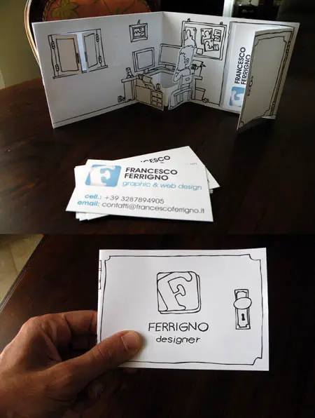 ferrigno business card holder