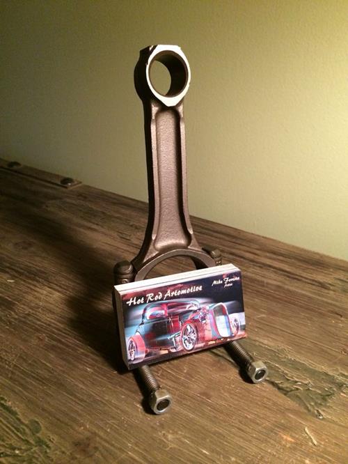 hot rod business card holder