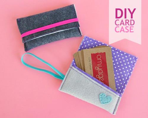 ohmyhandmade diy business card holder