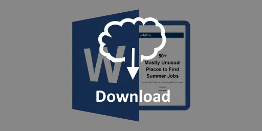 TThe 50+ Mostly Unusual Places to Find Summer Jobs download button