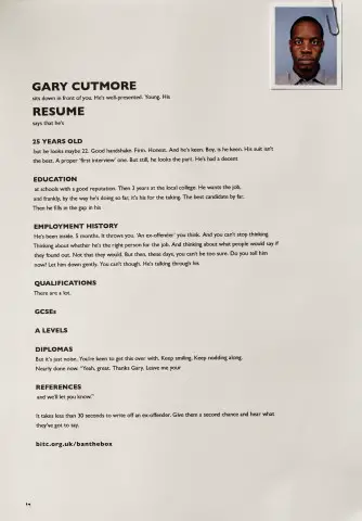 gary's resume recruitment marketing