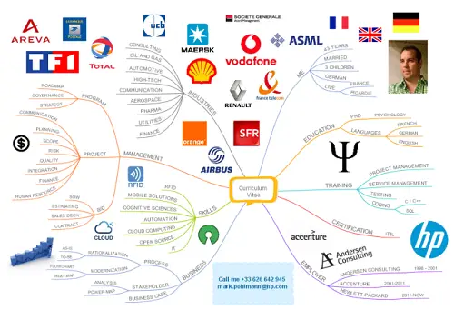 mark pohlmann cv mindmap