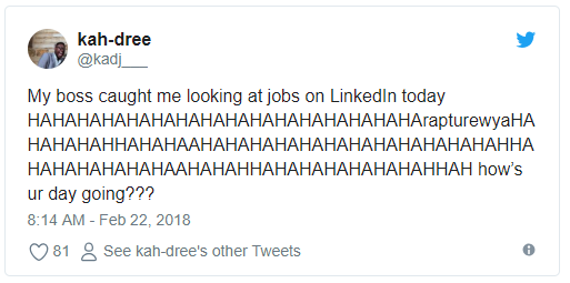 linkedin job search while employed 5