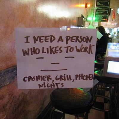 phones nights funny job ads