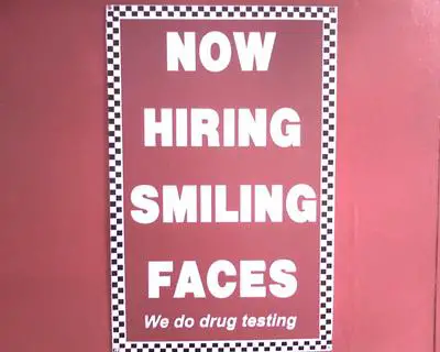 smiling faces funny job ads