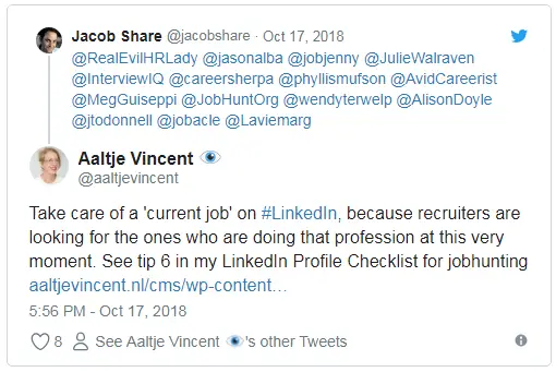 bad job search habits 8