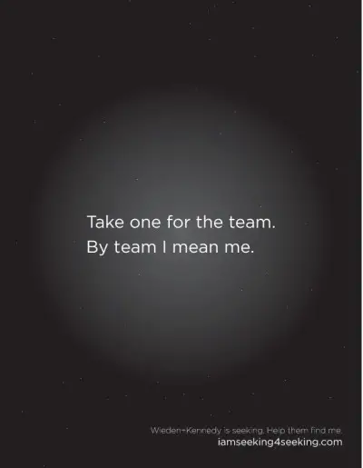 team creative job ad