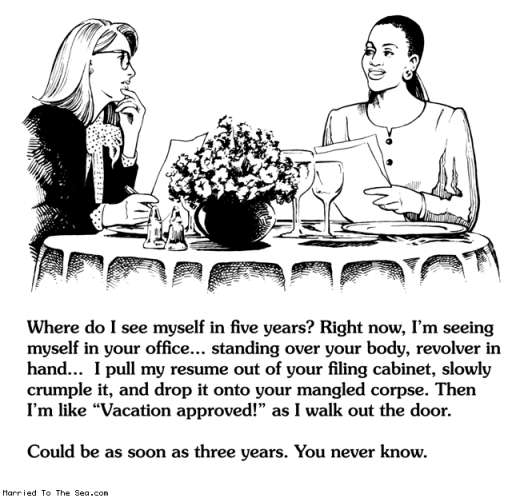 Interview over lunch