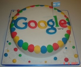 Google Israel Officewarming Cake