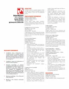 Brian Mayzure beautiful resume