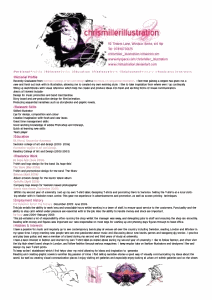 Chris Miller beautiful resume