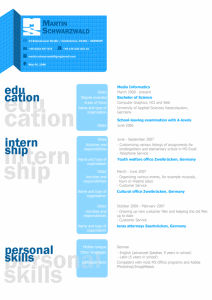 Martin Schwarzwald beautiful resume