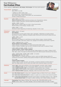 vlad nikiporov resume