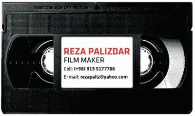 RezaPalizdar creative business card design