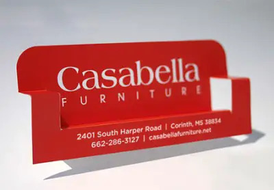 casabella furniture creative business card design