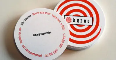 hypno creative business card design