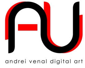 andrei venal digital art monogram