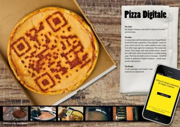 scholz and friends pizza digitale recruitment marketing