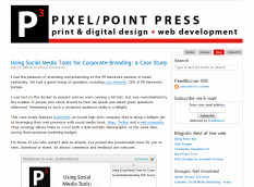 Pixel/Point Press blog