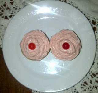 breast shaped cupcakes