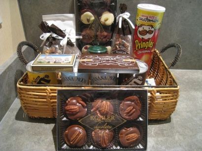 Basket of chocolates