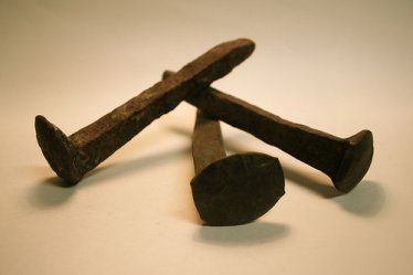 railroad spikes