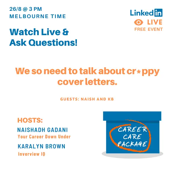 Career Care Package # 114 Cover letter examples that have won interviews for our clients