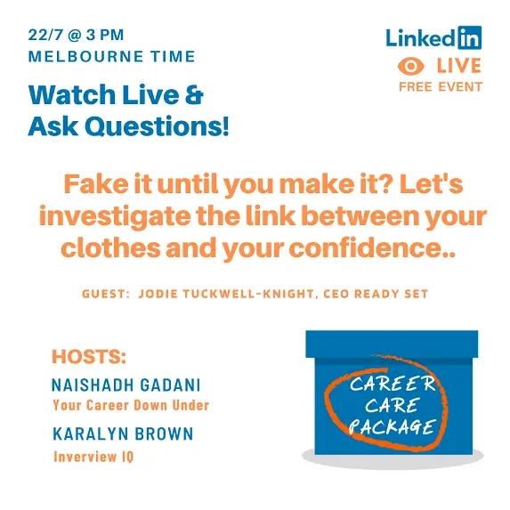 Career Care Package: Fake it until you make it? Let's look at the link between what you wear and your success