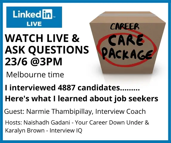 Career Care Package: Interview Coach & Ex-recruiter Narmie Thambipillay