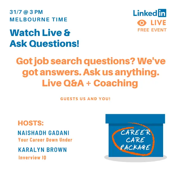 Career Care Package - Ask Us Anything About Your Job Search