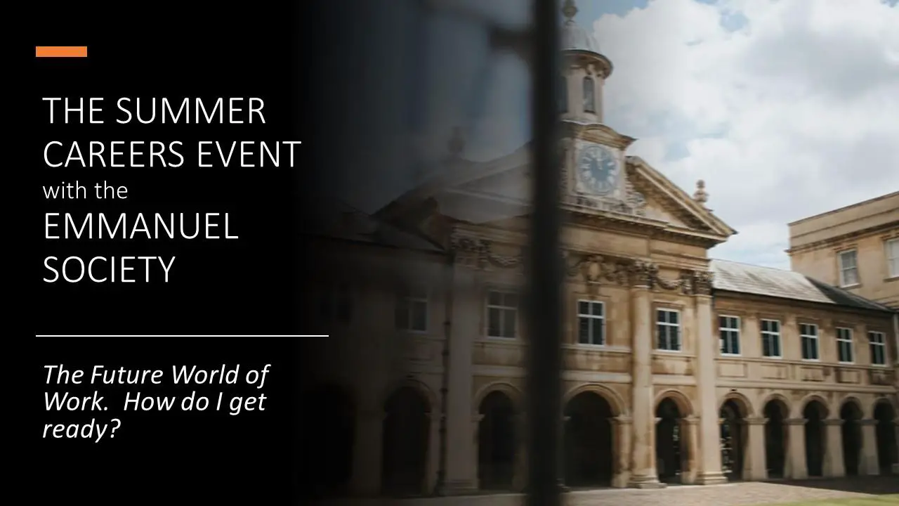 The Summer Careers Event - The Future World of Work