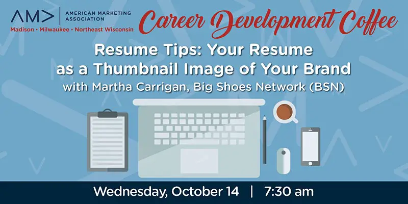 Marketing Career Development Coffee - Resume Tips