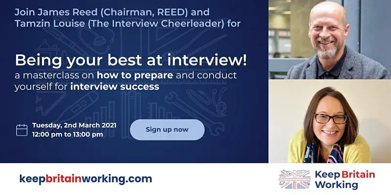 Being your best at interview! with James Reed and The Interview Cheerleader