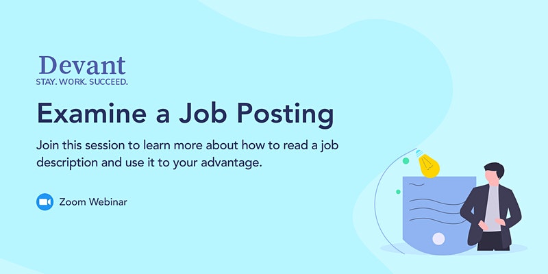 How to Examine a Job Posting
