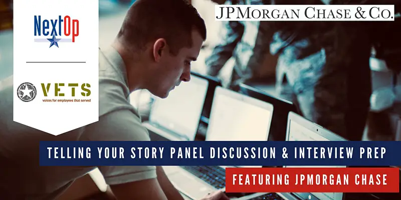 Telling Your Story Panel & Interview Preparation featuring JPMorgan Chase