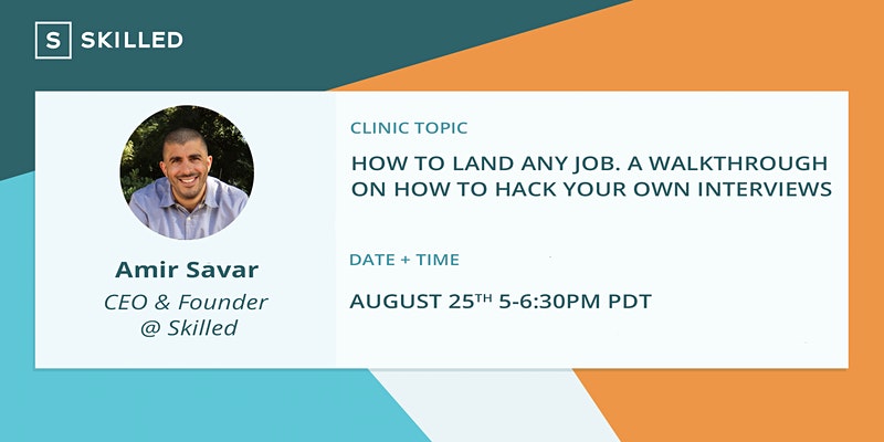 How to Land Any Job: A walkthrough on how to hack your own interviews