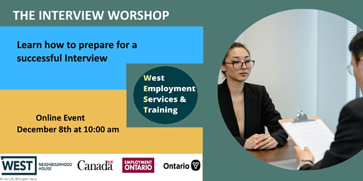 Interview Workshop – preparing for a successful job interview