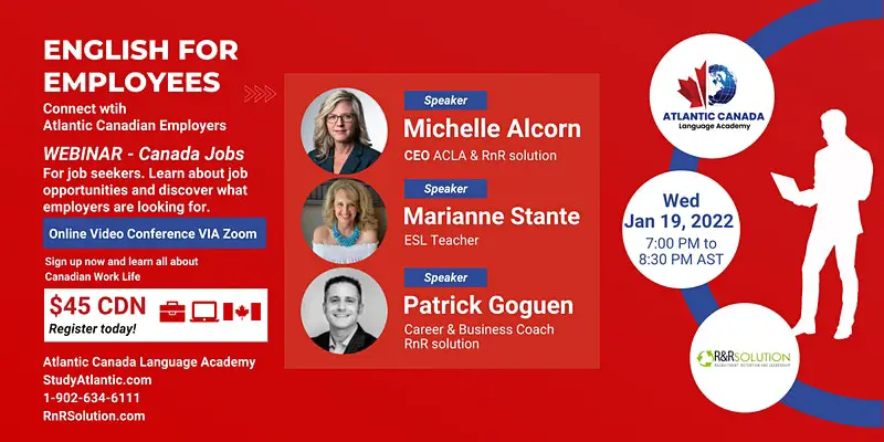 Job Seekers English for the Workplace - Jan 19