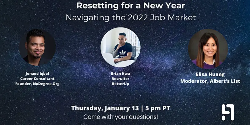 Resetting for a New Year: Navigating the 2022 Job Market