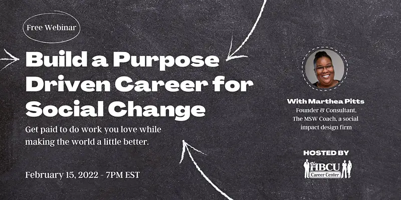 Build a Purpose Driven Career for Social Change