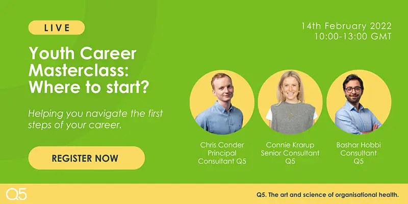 Q5 Youth Career Masterclass: Where to Start?