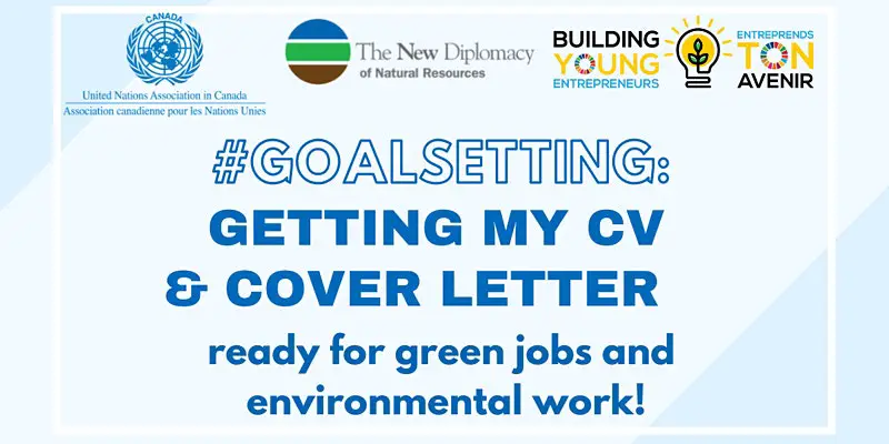 Getting my CV & cover letter ready for green jobs